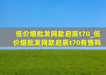 (低价烟批发网)款启辰t70_(低价烟批发网)款启辰t70有售吗