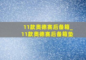 11款奥德赛后备箱_11款奥德赛后备箱垫