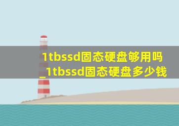 1tbssd固态硬盘够用吗_1tbssd固态硬盘多少钱