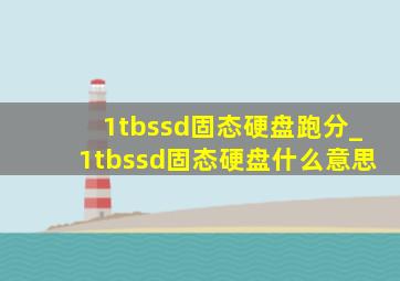 1tbssd固态硬盘跑分_1tbssd固态硬盘什么意思