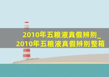 2010年五粮液真假辨别_2010年五粮液真假辨别整箱