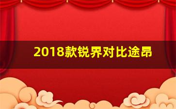 2018款锐界对比途昂