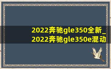 2022奔驰gle350全新_2022奔驰gle350e混动价格