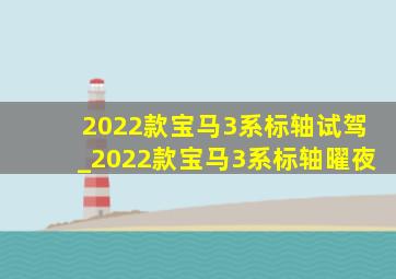 2022款宝马3系标轴试驾_2022款宝马3系标轴曜夜