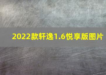 2022款轩逸1.6悦享版图片