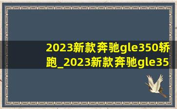 2023新款奔驰gle350轿跑_2023新款奔驰gle350