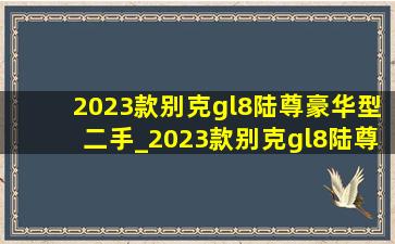 2023款别克gl8陆尊豪华型二手_2023款别克gl8陆尊豪华和悦版