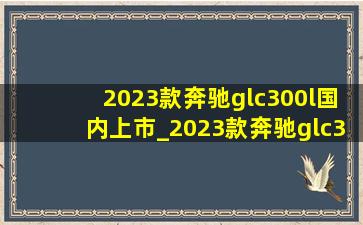 2023款奔驰glc300l国内上市_2023款奔驰glc300l国内上市时间