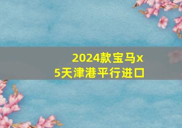 2024款宝马x5天津港平行进口