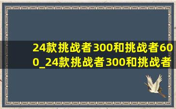 24款挑战者300和挑战者600_24款挑战者300和挑战者600对比