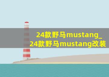 24款野马mustang_24款野马mustang改装