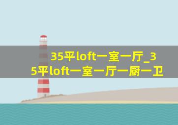 35平loft一室一厅_35平loft一室一厅一厨一卫