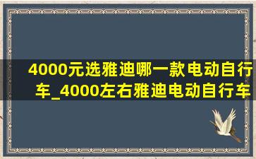 4000元选雅迪哪一款电动自行车_4000左右雅迪电动自行车推荐