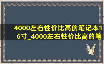 4000左右性价比高的笔记本16寸_4000左右性价比高的笔记本可触屏