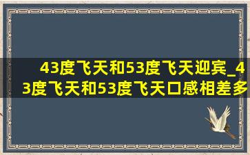 43度飞天和53度飞天迎宾_43度飞天和53度飞天口感相差多远