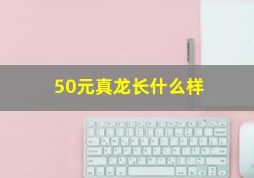 50元真龙长什么样