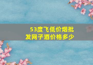 53度飞(低价烟批发网)子酒价格多少