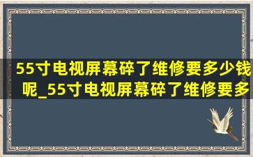 55寸电视屏幕碎了维修要多少钱呢_55寸电视屏幕碎了维修要多少钱