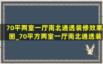 70平两室一厅南北通透装修效果图_70平方两室一厅南北通透装修风格