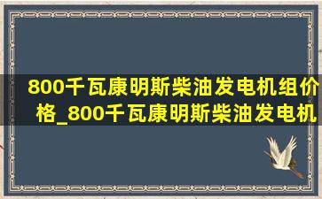 800千瓦康明斯柴油发电机组价格_800千瓦康明斯柴油发电机价格