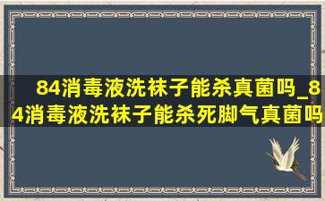 84消毒液洗袜子能杀真菌吗_84消毒液洗袜子能杀死脚气真菌吗