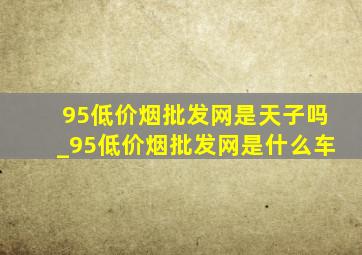 95(低价烟批发网)是天子吗_95(低价烟批发网)是什么车