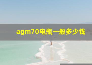 agm70电瓶一般多少钱