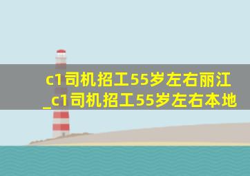 c1司机招工55岁左右丽江_c1司机招工55岁左右本地