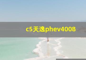 c5天逸phev4008