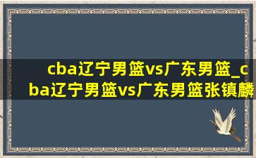 cba辽宁男篮vs广东男篮_cba辽宁男篮vs广东男篮张镇麟