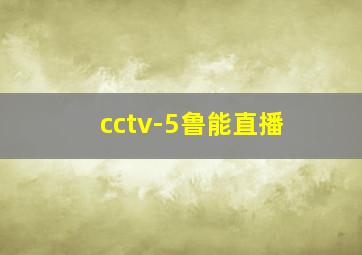 cctv-5鲁能直播