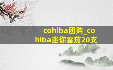 cohiba团购_cohiba迷你雪茄20支