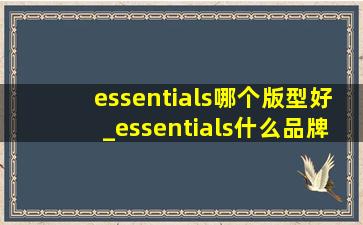 essentials哪个版型好_essentials什么品牌