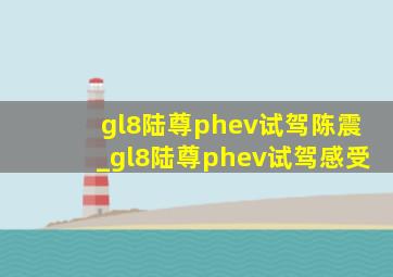 gl8陆尊phev试驾陈震_gl8陆尊phev试驾感受