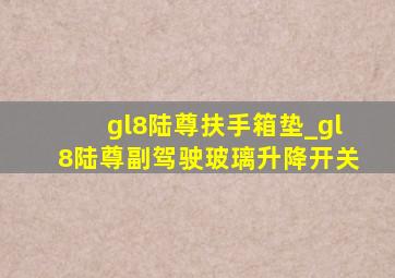 gl8陆尊扶手箱垫_gl8陆尊副驾驶玻璃升降开关