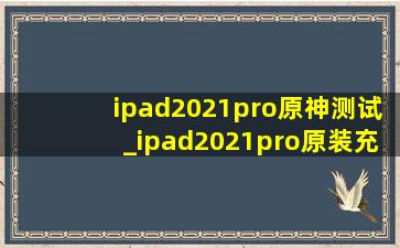 ipad2021pro原神测试_ipad2021pro原装充电器