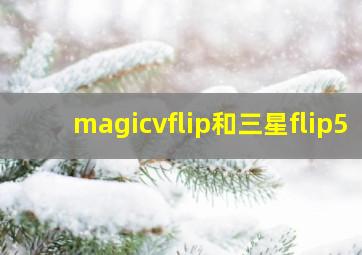 magicvflip和三星flip5