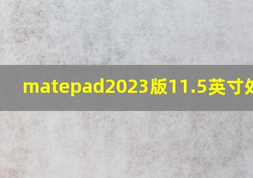 matepad2023版11.5英寸处理器