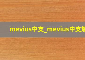 mevius中支_mevius中支爆珠
