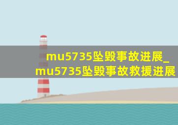 mu5735坠毁事故进展_mu5735坠毁事故救援进展