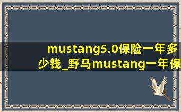 mustang5.0保险一年多少钱_野马mustang一年保险多少钱