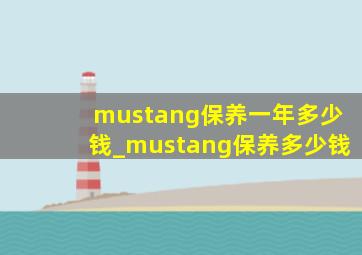 mustang保养一年多少钱_mustang保养多少钱