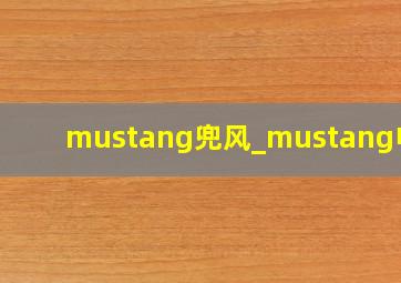 mustang兜风_mustang电动