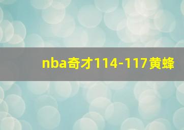 nba奇才114-117黄蜂