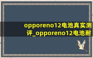 opporeno12电池真实测评_opporeno12电池耐用吗