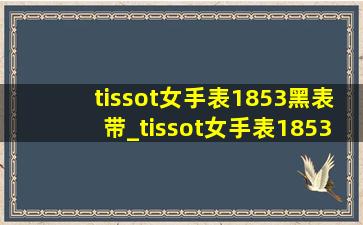 tissot女手表1853黑表带_tissot女手表1853