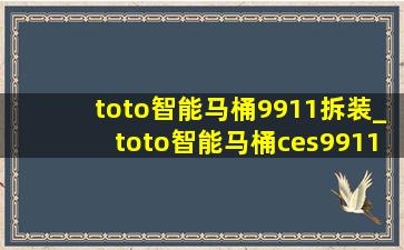 toto智能马桶9911拆装_toto智能马桶ces9911拆解