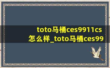 toto马桶ces9911cs怎么样_toto马桶ces9911cs有假货吗