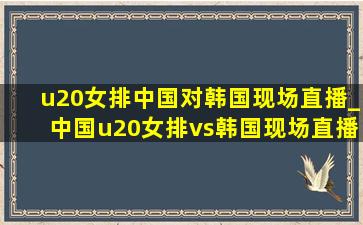 u20女排中国对韩国现场直播_中国u20女排vs韩国现场直播