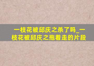 一枝花被邱庆之杀了吗_一枝花被邱庆之拖着走的片段